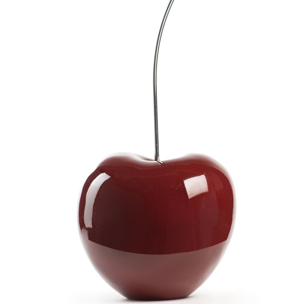 Cherry Sculpture Red Wine Resin Handmade 22" Tall. Picture 2
