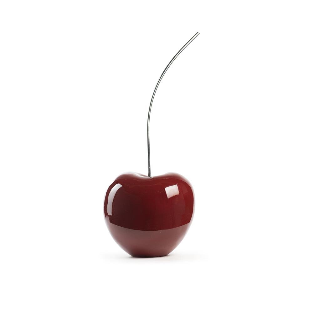 Cherry Sculpture Red Wine Resin Handmade 18" Tall. Picture 1