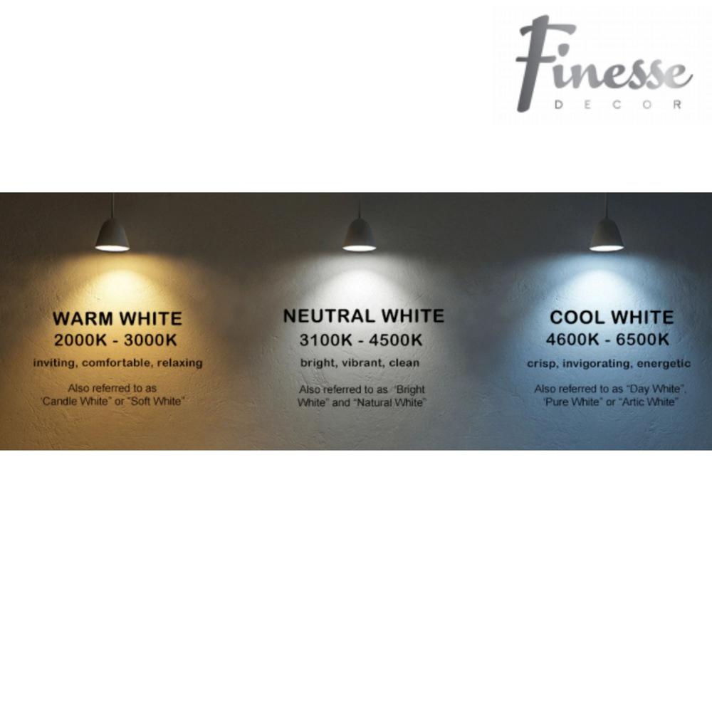Finesse Decor Amsterdam Floor Lamp Chrome Metal Dimmable Integrated LED. Picture 7