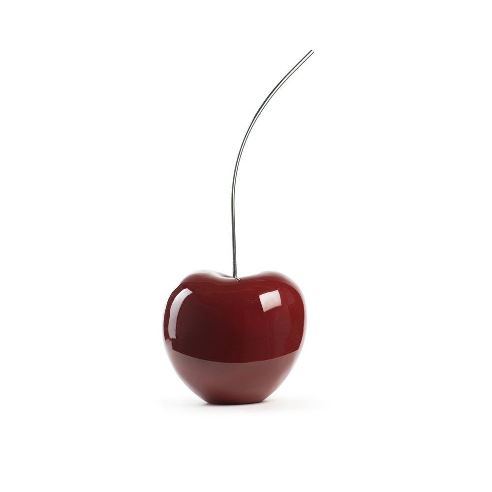 Cherry Sculpture Red Wine Resin Handmade 22" Tall. Picture 1