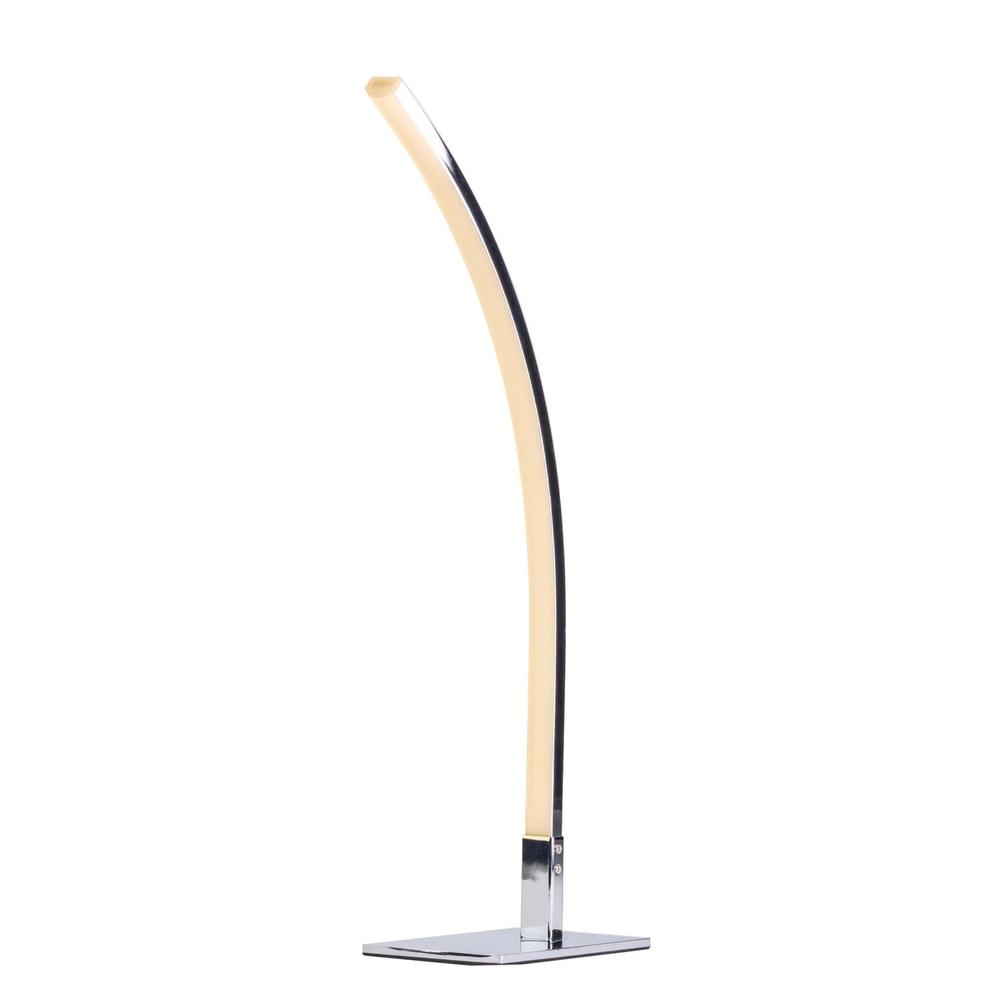 Finesse Decor Modern Arc Table Lamp Gold Metal LED Light. Picture 1