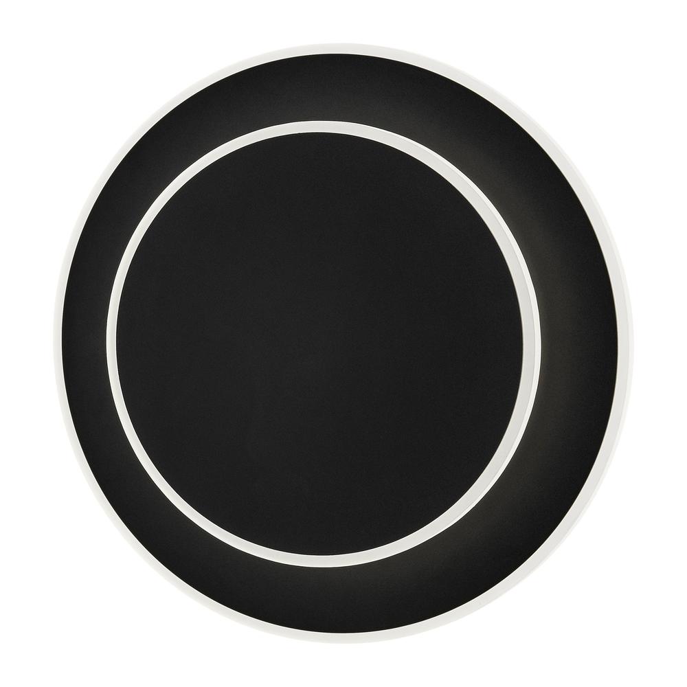 Finesse Decor Luna Eclipse Wall Light Black Metal Dimmable Integrated LED. Picture 3