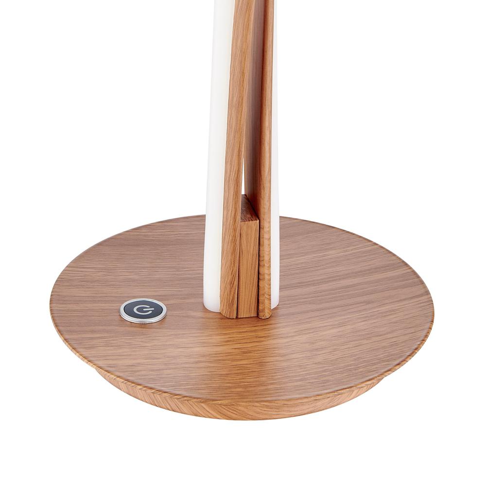 Finesse Decor Munich Table Lamp Wood Metal Dimmable Integrated LED. Picture 3