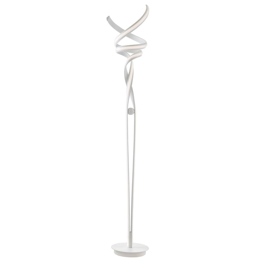 Finesse Decor Munich Floor Lamp White Metal Dimmable Integrated LED. Picture 1