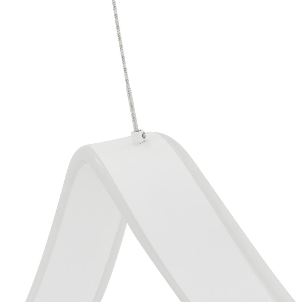 Copenhagen Chandelier White Metal Integrated LED Dimmable. Picture 5