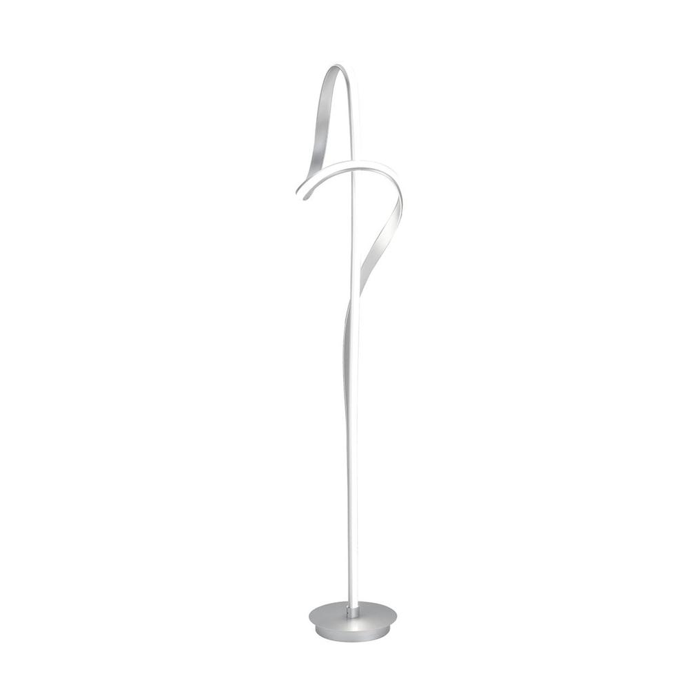 Finesse Decor Budapest Floor Lamp Chrome Metal Dimmable Integrated LED. Picture 1