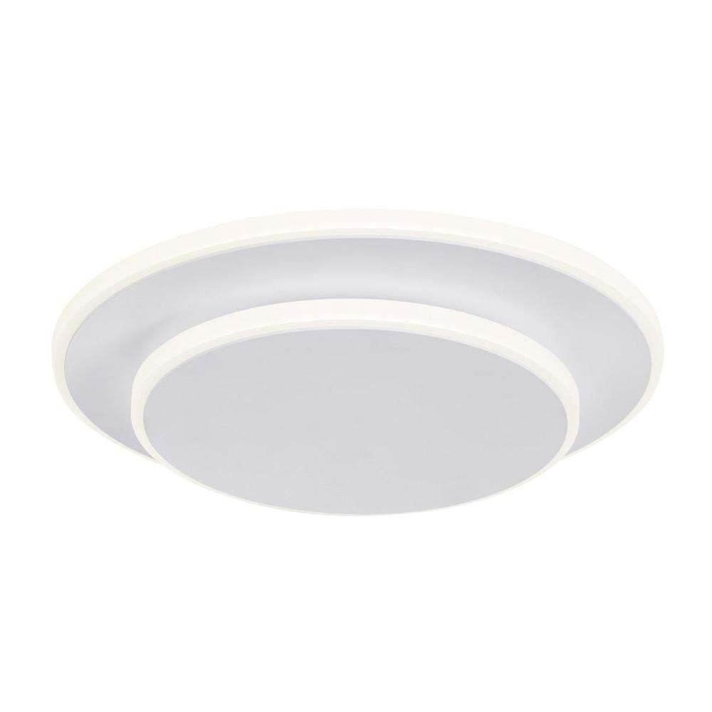 Finesse Decor Luna Eclipse Wall Light White Metal Dimmable Integrated LED. Picture 1