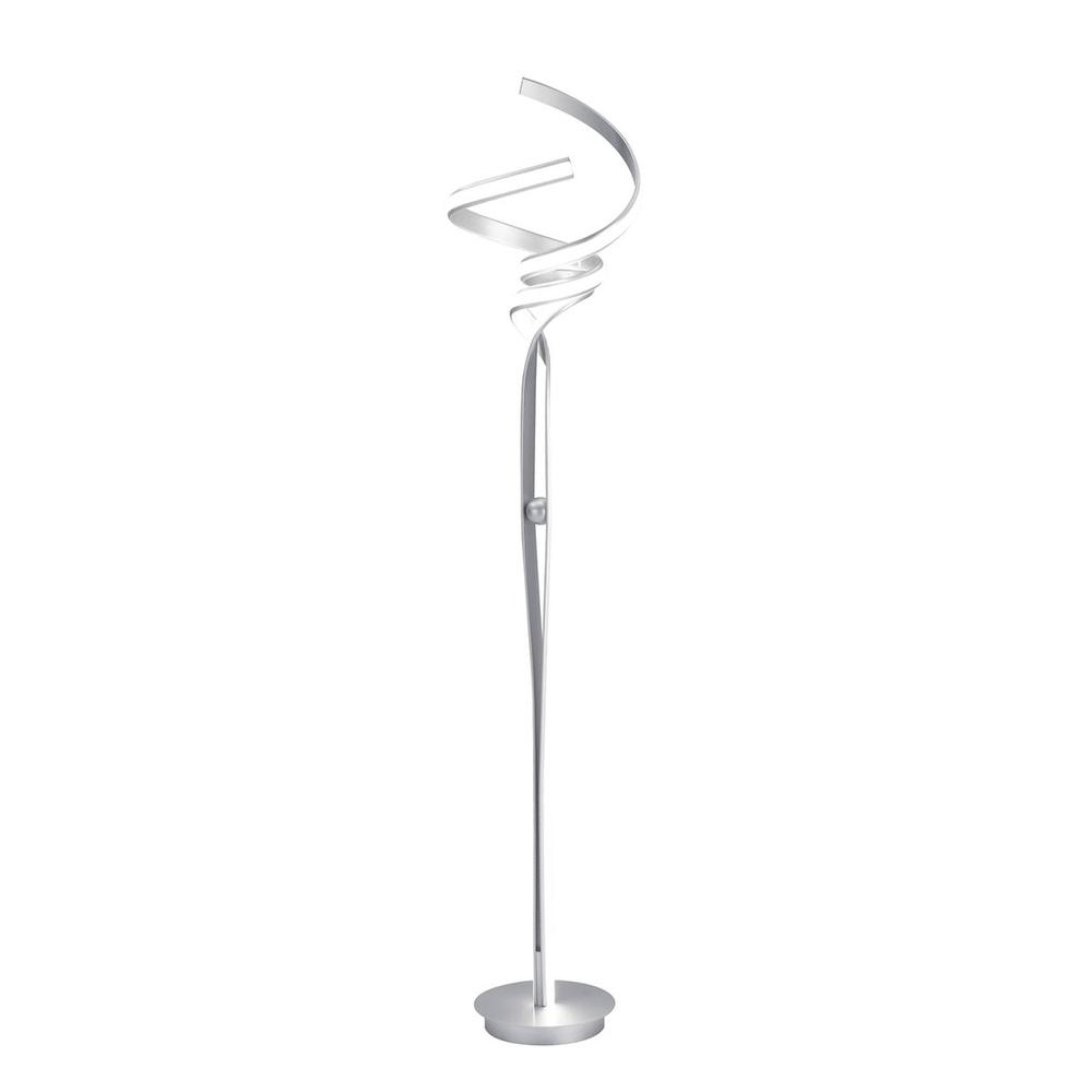Finesse Decor Munich Floor Lamp Chrome Metal Dimmable Integrated LED. Picture 1