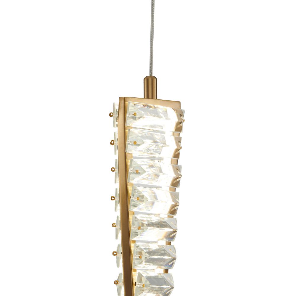 Efell Chandelier Gold Crystal Integrated LED CC Techology. Picture 3