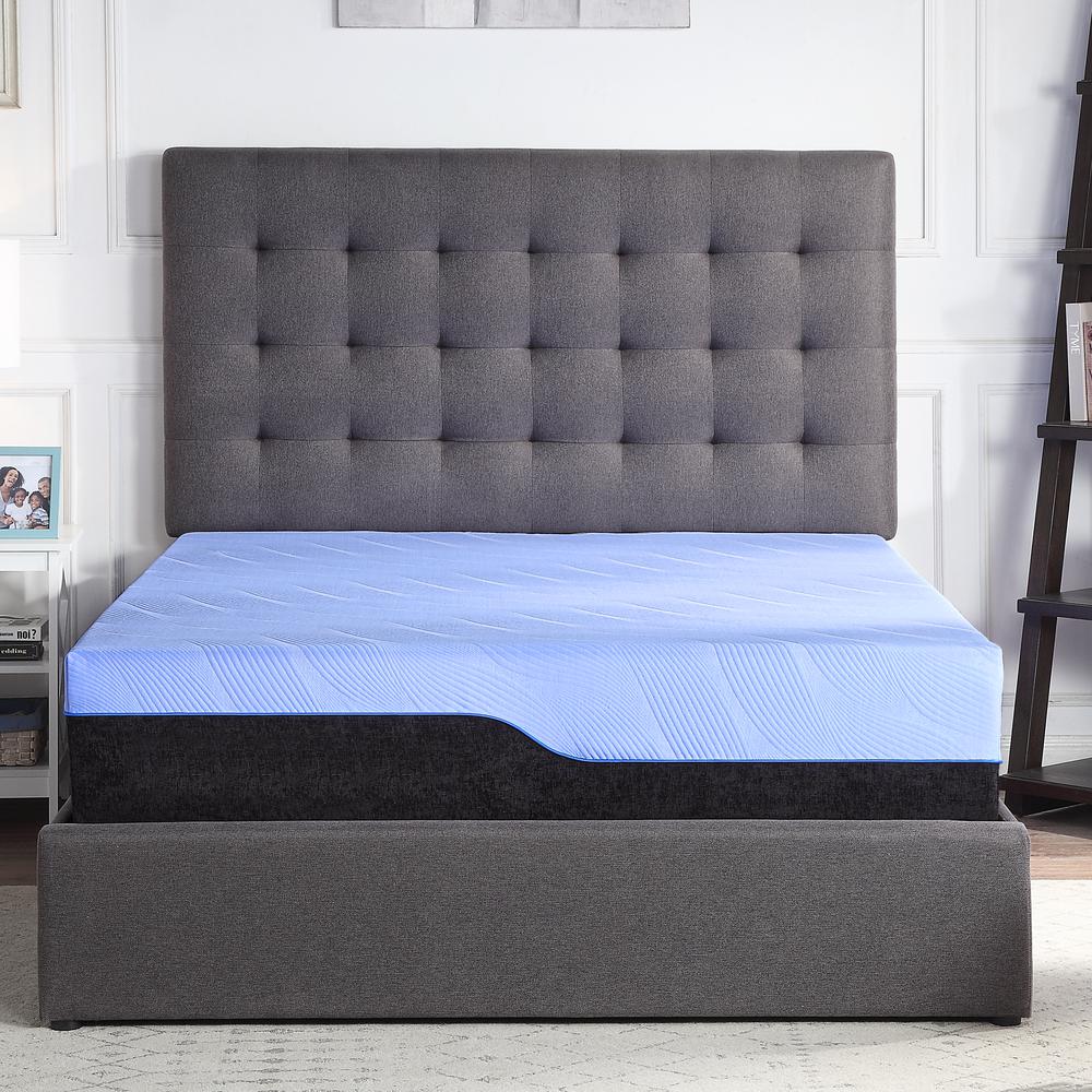 12 inch King Size 5-Layer Hybrid Latex Foam and Coil Adult Mattress. Picture 2