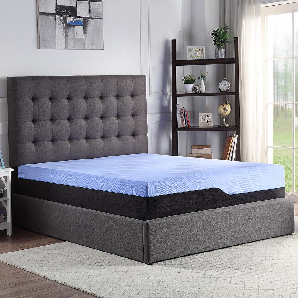 12 inch Queen Size 5-Layer Hybrid Memory Foam and Coil Adult Mattress. Picture 1