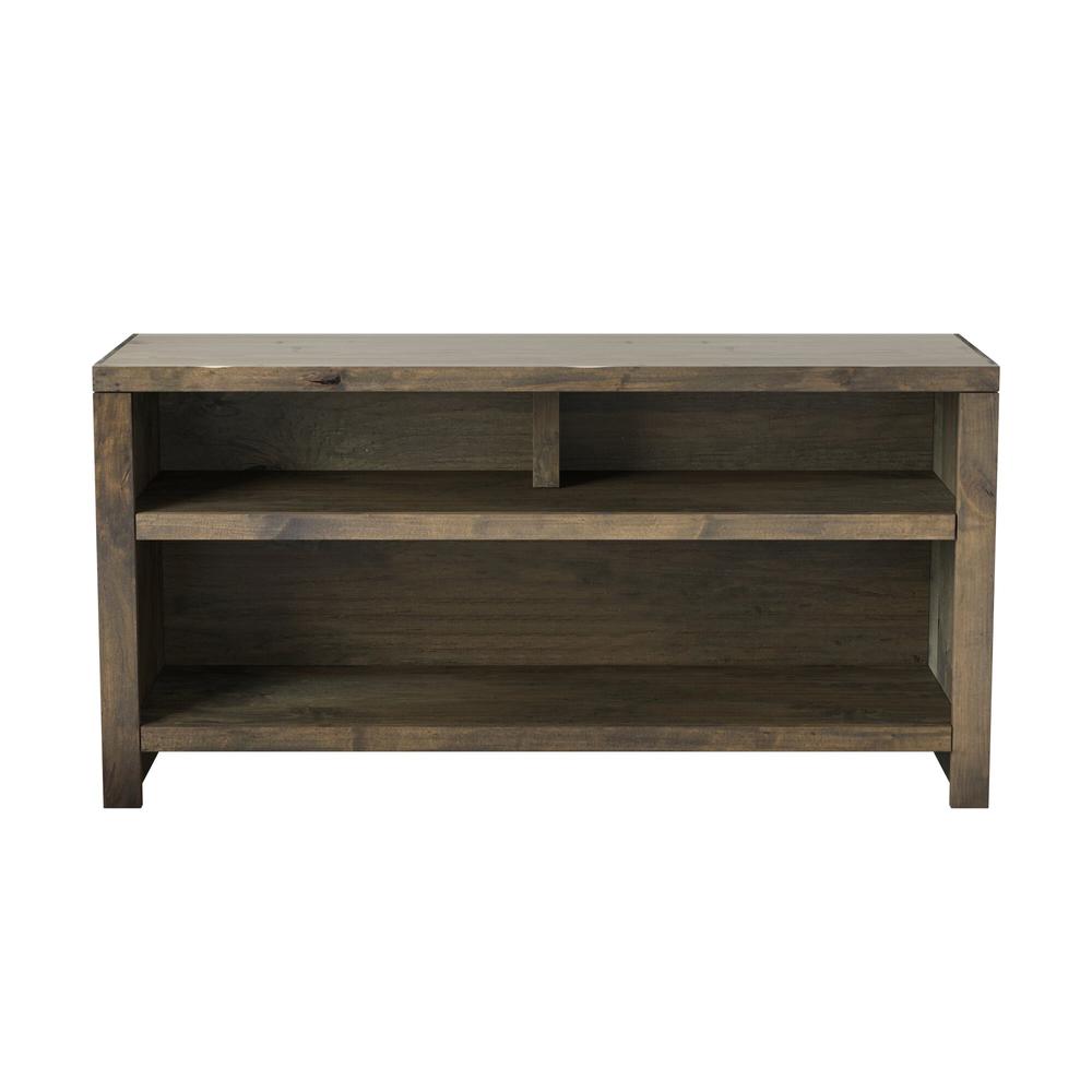 48 in. No Assembly Required Made in America Barnwood Finish Solid Wood TV Stand. Picture 4