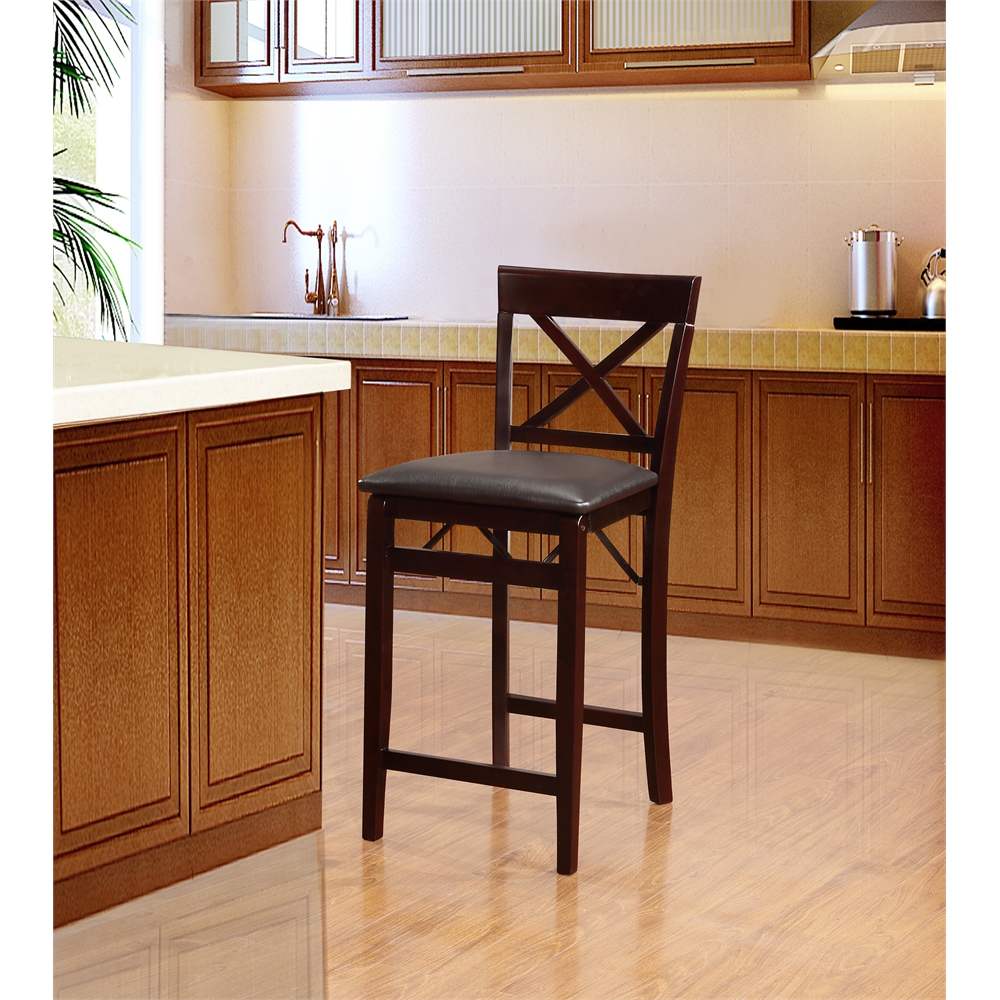 Triena X Back Folding Counter Stool. Picture 2