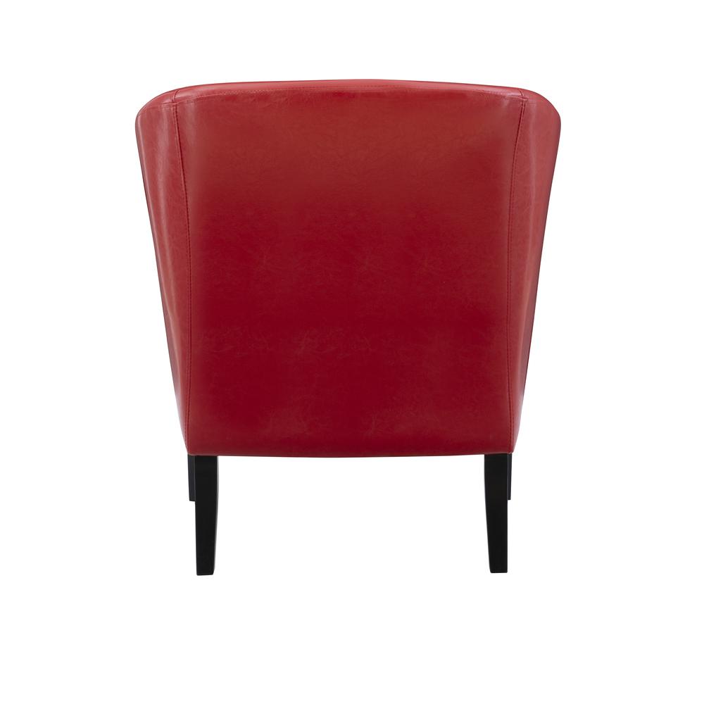 Simon Red Club Chair. Picture 23