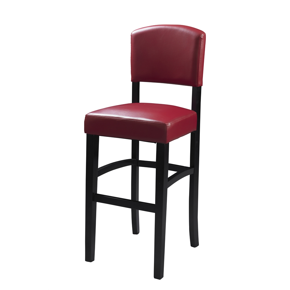 Monaco Counter Stool Red 24. Picture 1