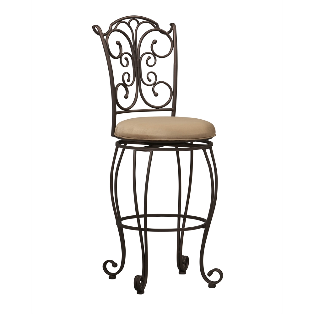Gathered Back Bar Stool 30. Picture 1