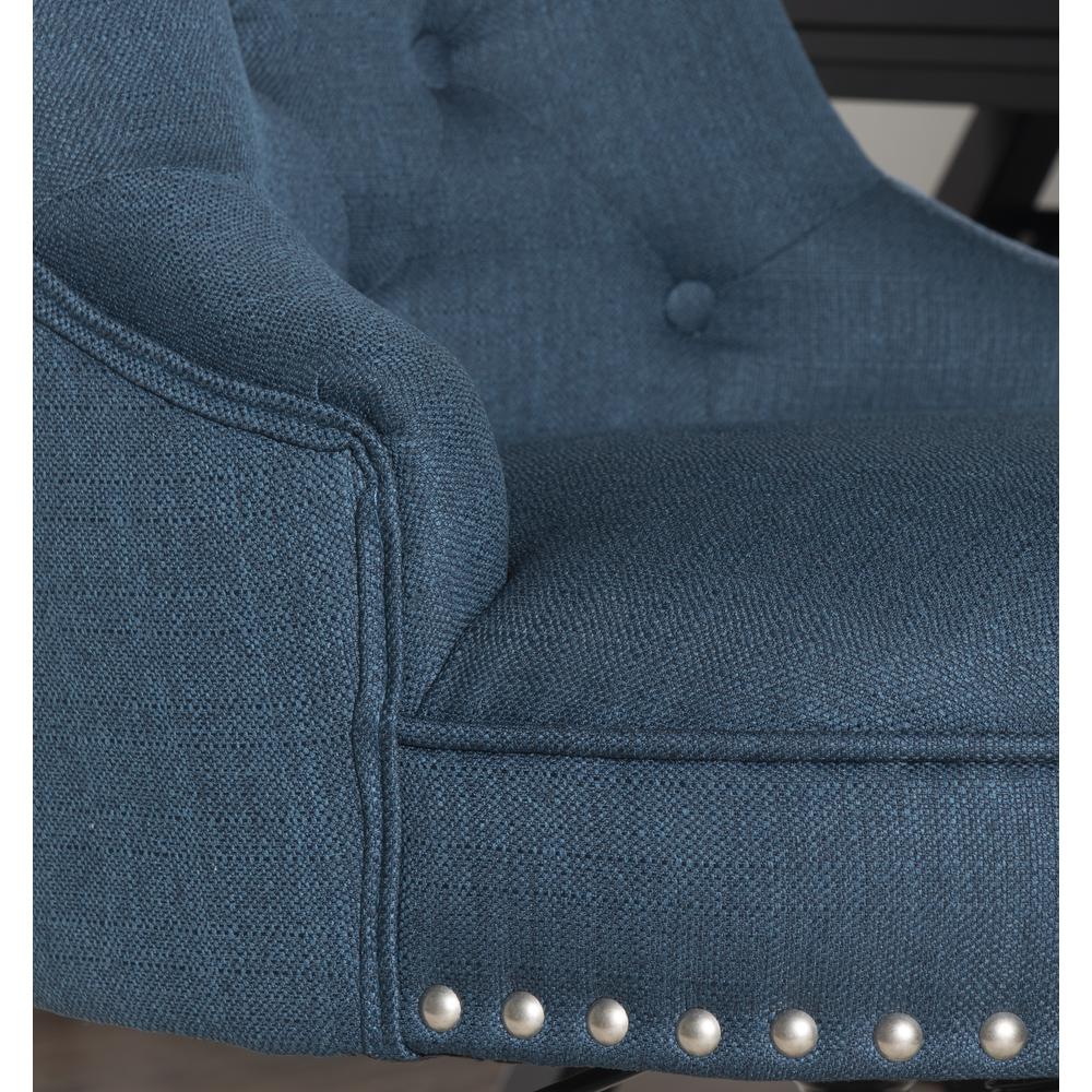 Sinclair Office Chair, Azure Blue. Picture 7