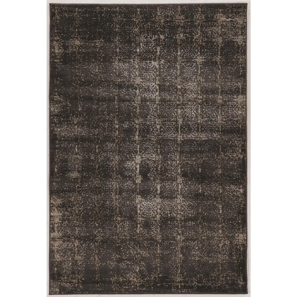 Jewell Collection Vintage Illusion Gray 5x7'6 Rug. Picture 1