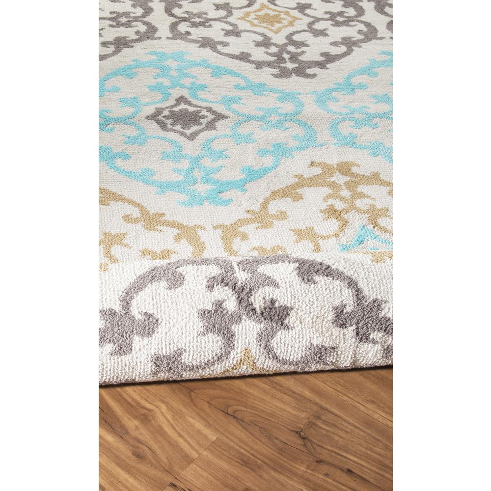 GEO 01 GREY/YELLOW 8X10 Rug. Picture 5