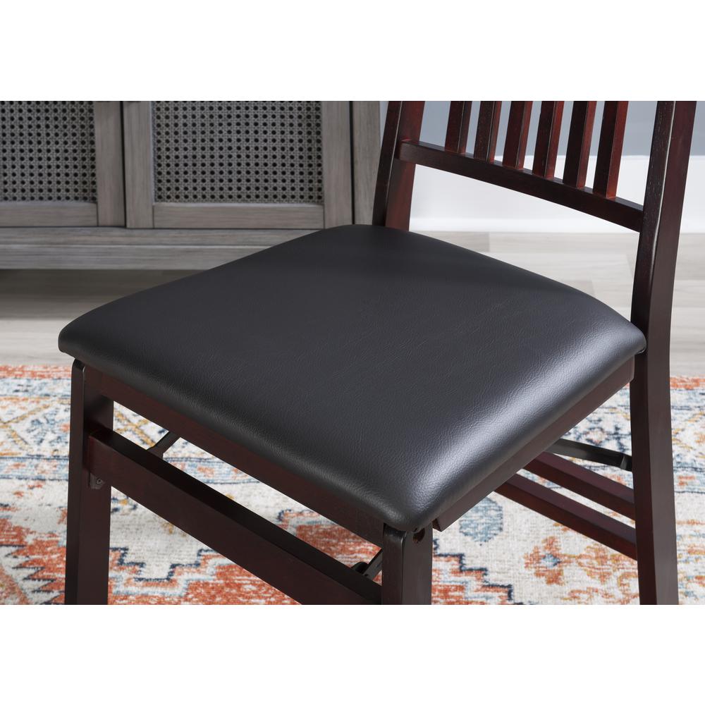 Triena 18 In Mission Back Folding Chair - Set Of Two. Picture 15