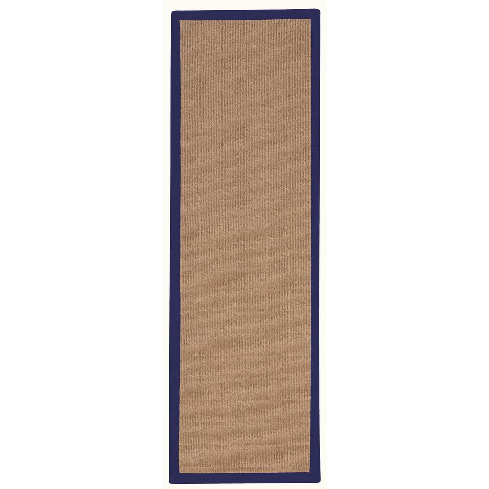 Athena Cork & Blue Rug, Size 2.6 x 8. Picture 1