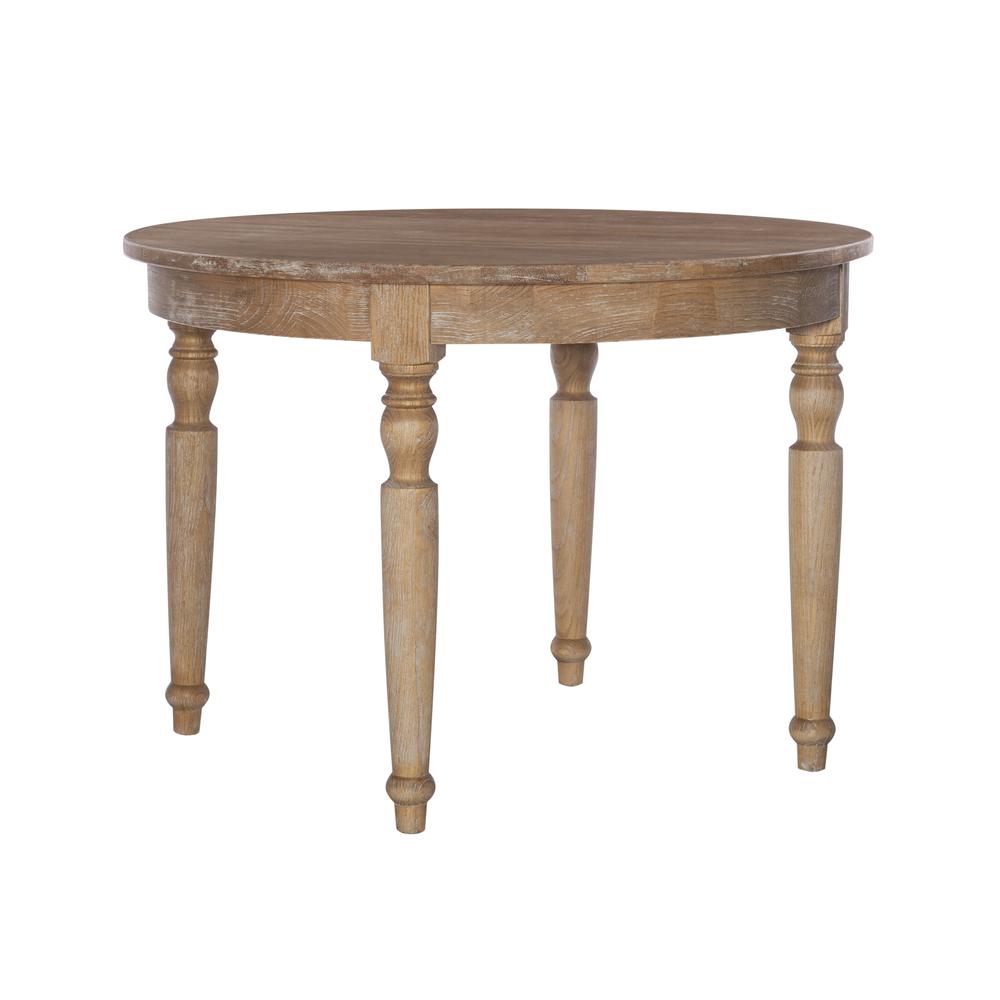 Avalon Light Natural Brown Round Table. Picture 3