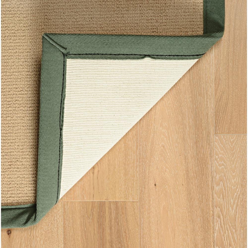 Athena Sisal & Green Rug, Size 5 x 8. Picture 4