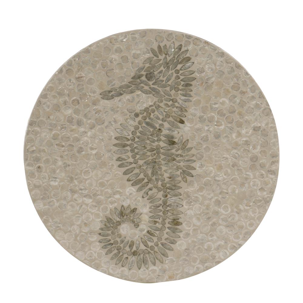 Primina Capiz Mosaic Seahorse Accent C Table. Picture 6