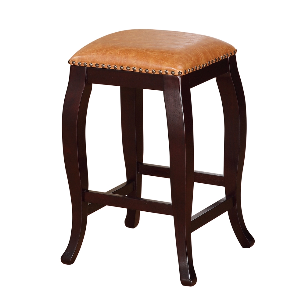 San Francisco Square Top Counter Stool - Caramel. The main picture.