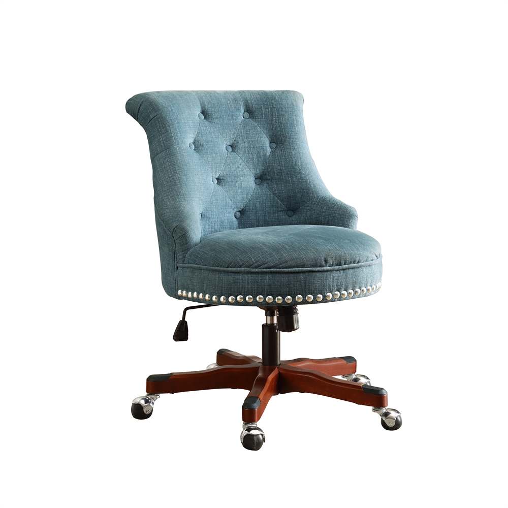 Sinclair Office Chair, Aqua. Picture 1
