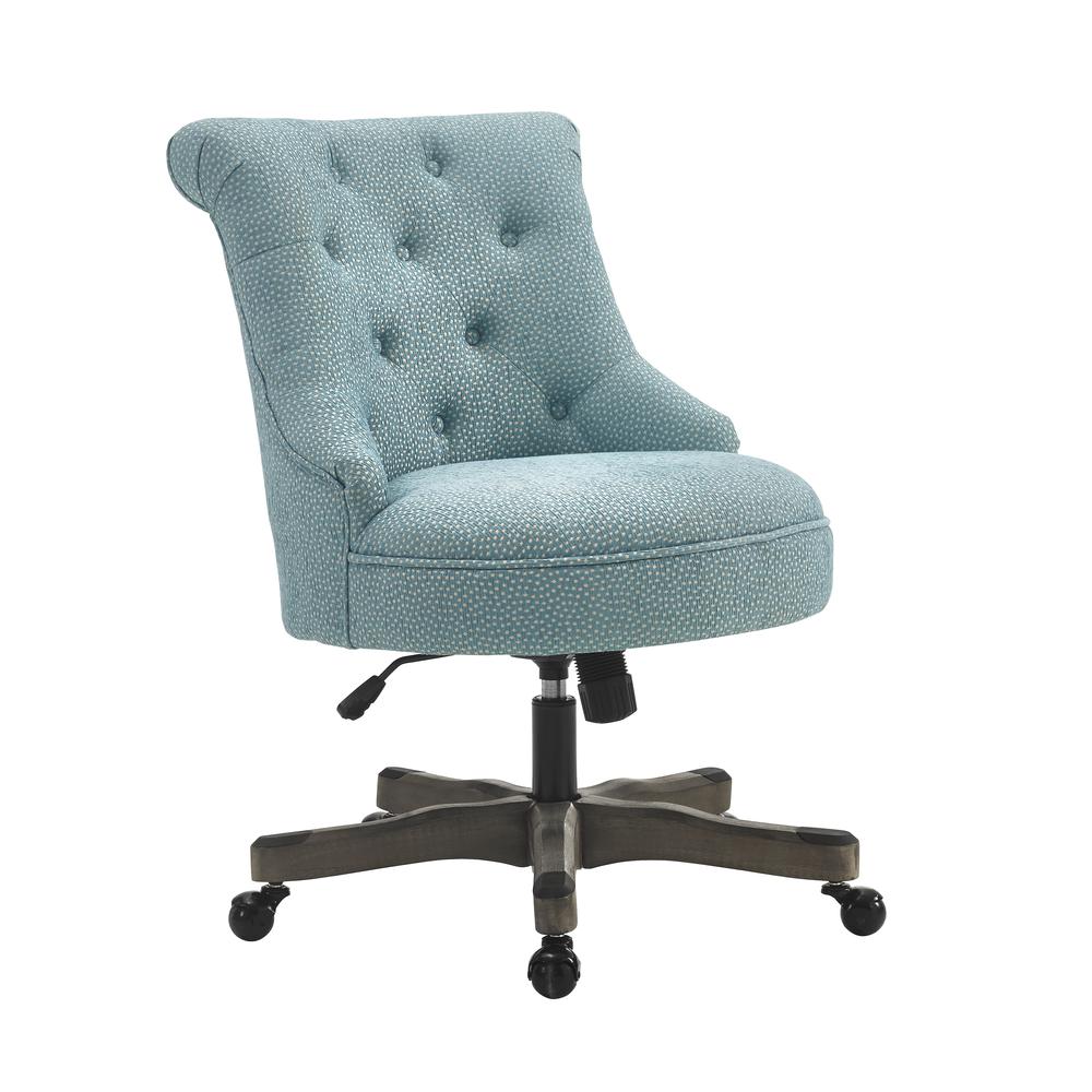 Sinclair Office Chair, Light Blue. The main picture.