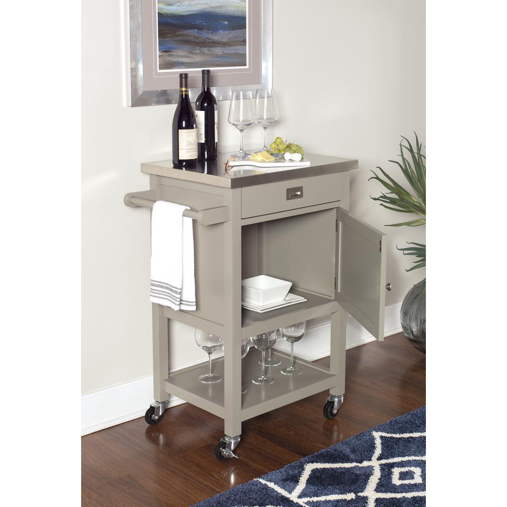 Sydney Gray Apartment Cart. Picture 32