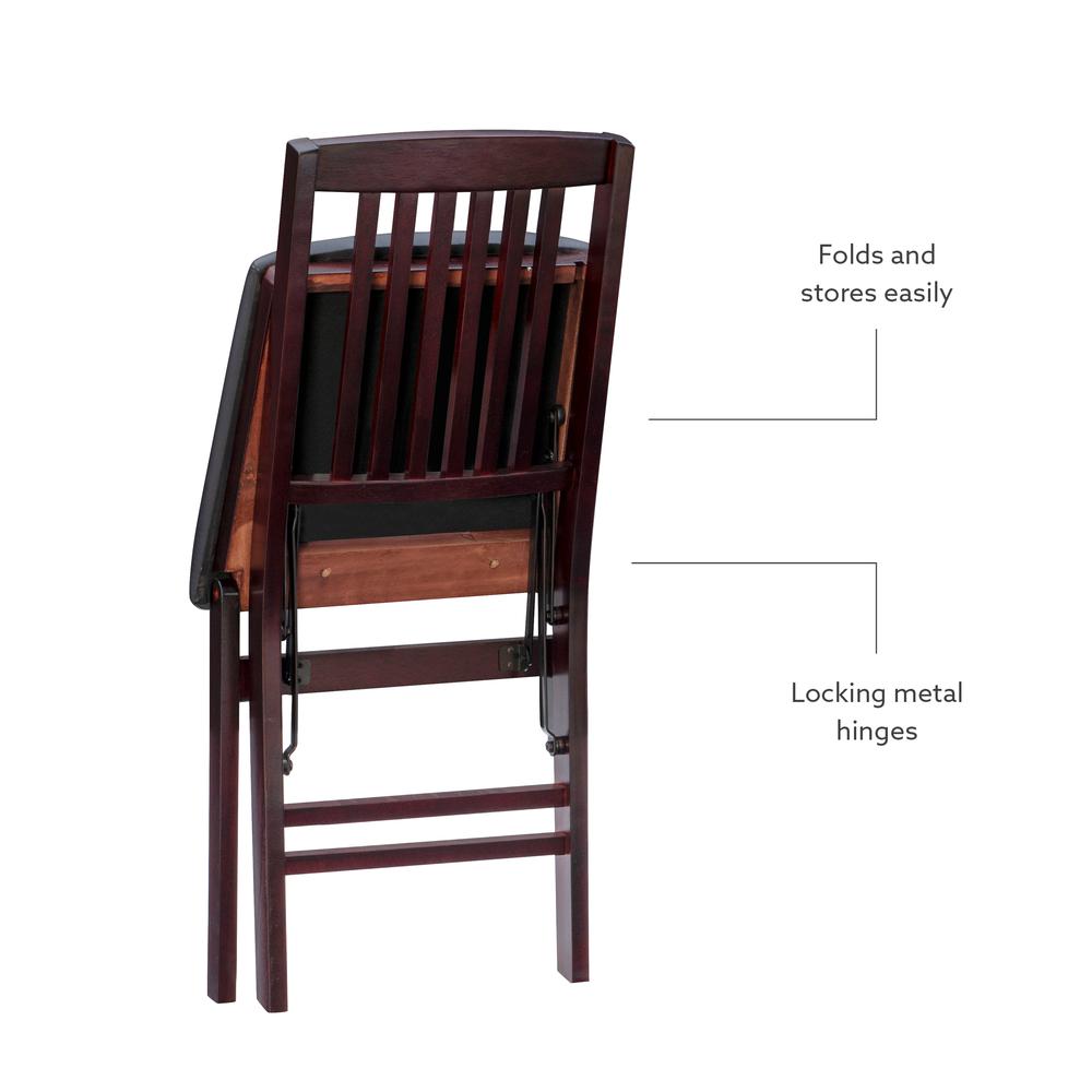 Triena 18 In Mission Back Folding Chair - Set Of Two. Picture 36