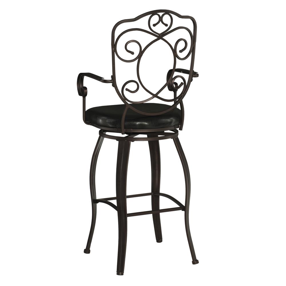 Crested Back Bar Stool 30. Picture 8