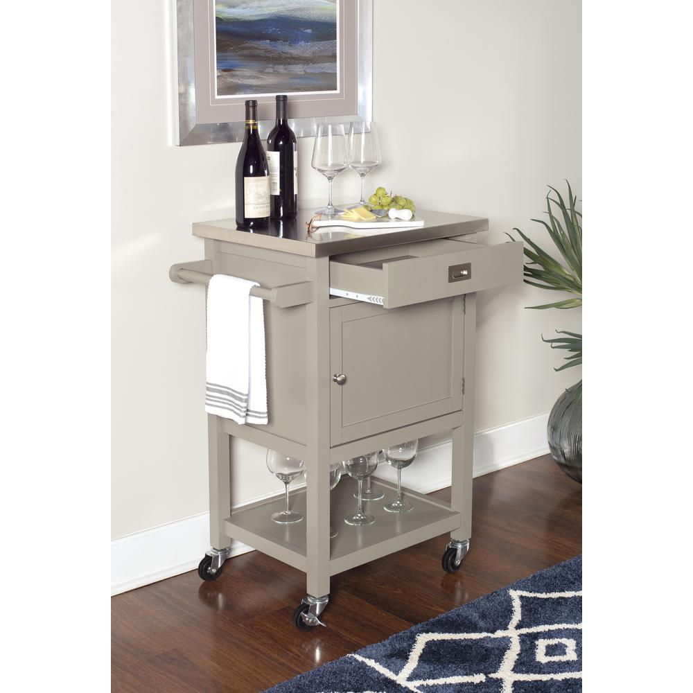 Sydney Gray Apartment Cart. Picture 29