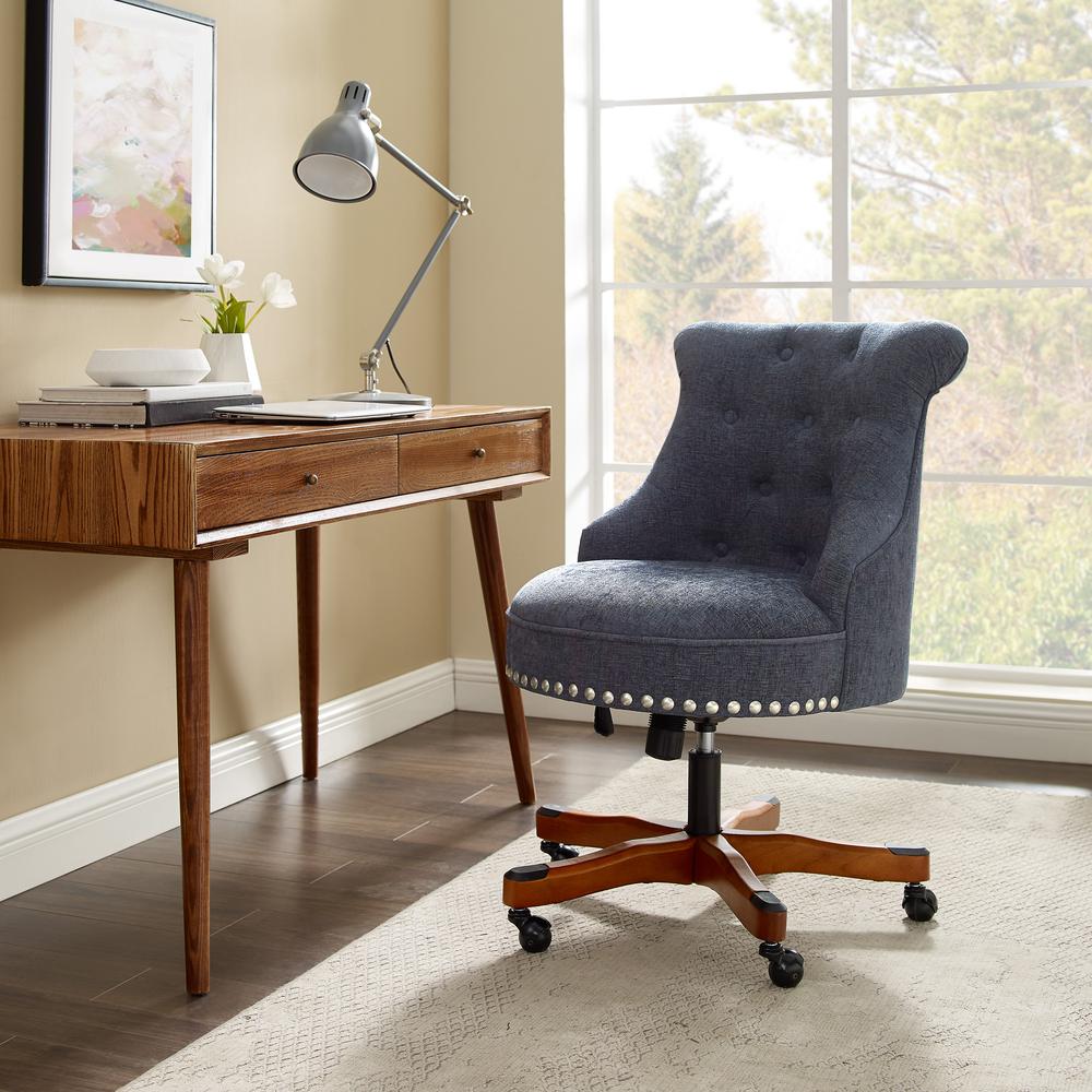 Sinclair Office Chair, Dark Blue. Picture 11