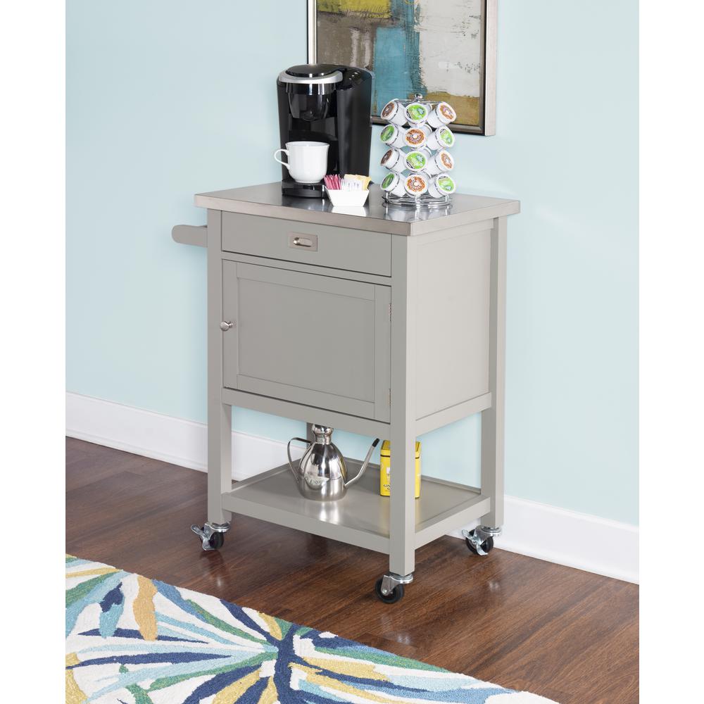 Sydney Gray Apartment Cart. Picture 21