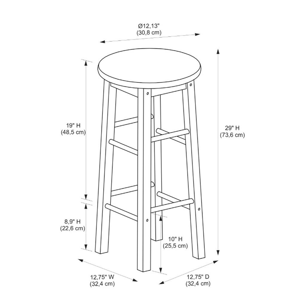29 Inches Barstool With Round Seat. Picture 5
