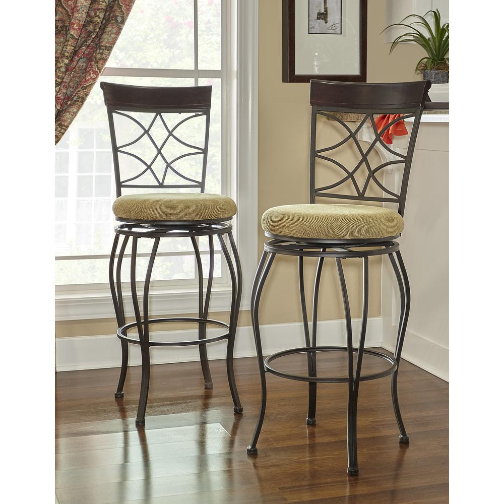 Curves Counter Bar Stool 24. Picture 1