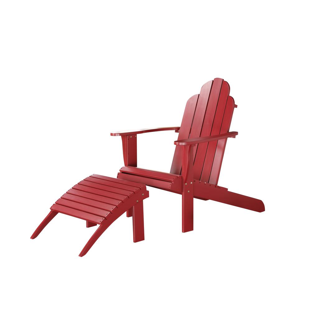 Red Adirondack Chair. Picture 3