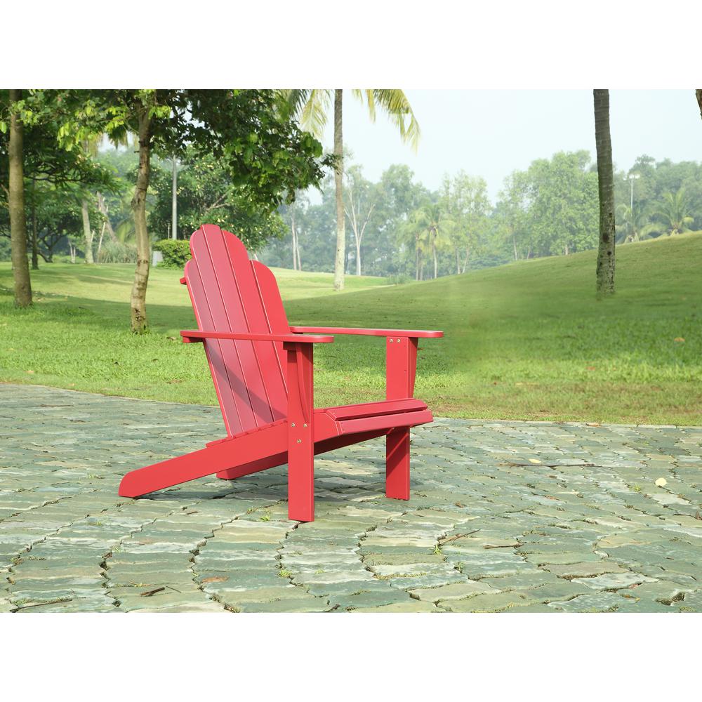 Red Adirondack Chair. Picture 2