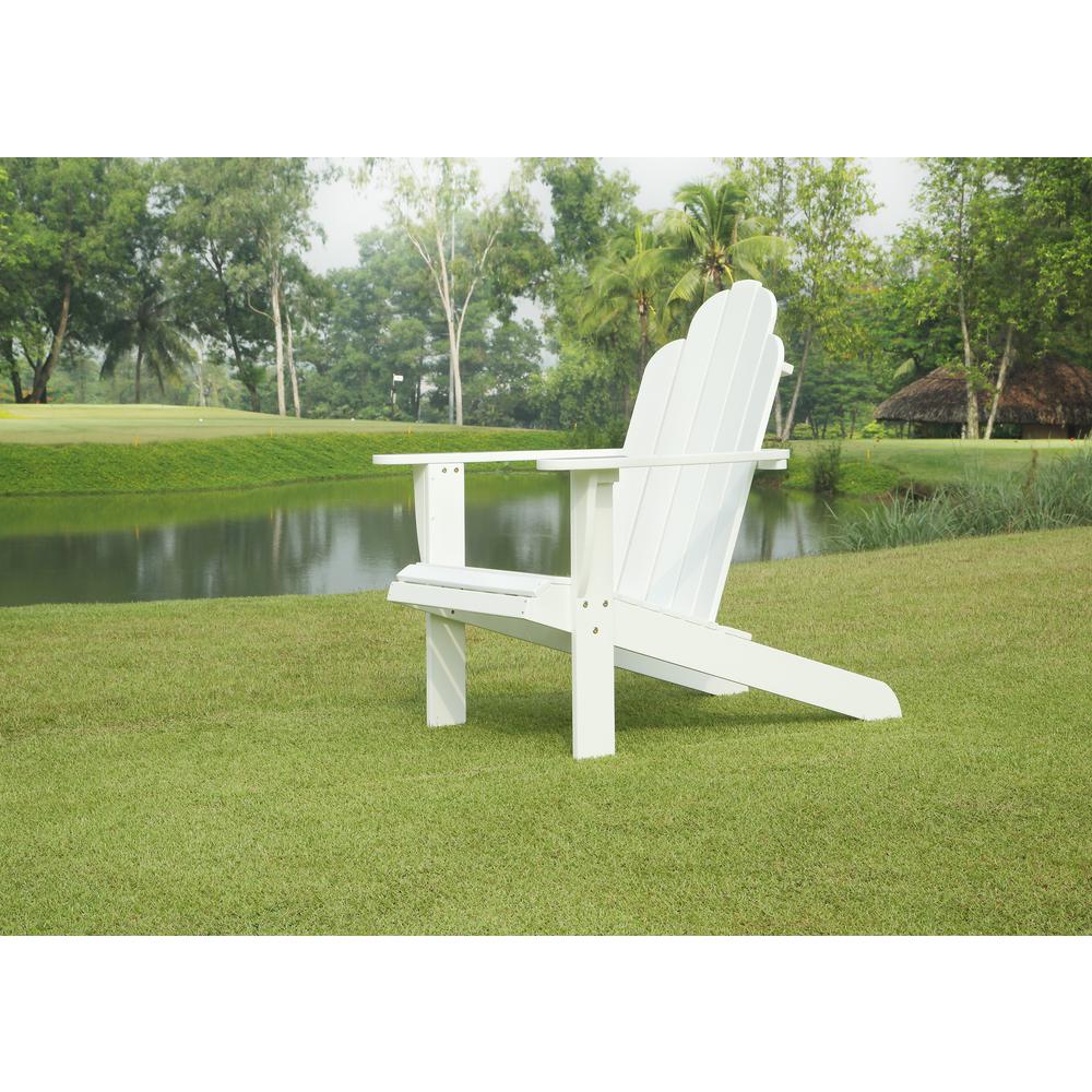 White Adirondack Chair. Picture 2