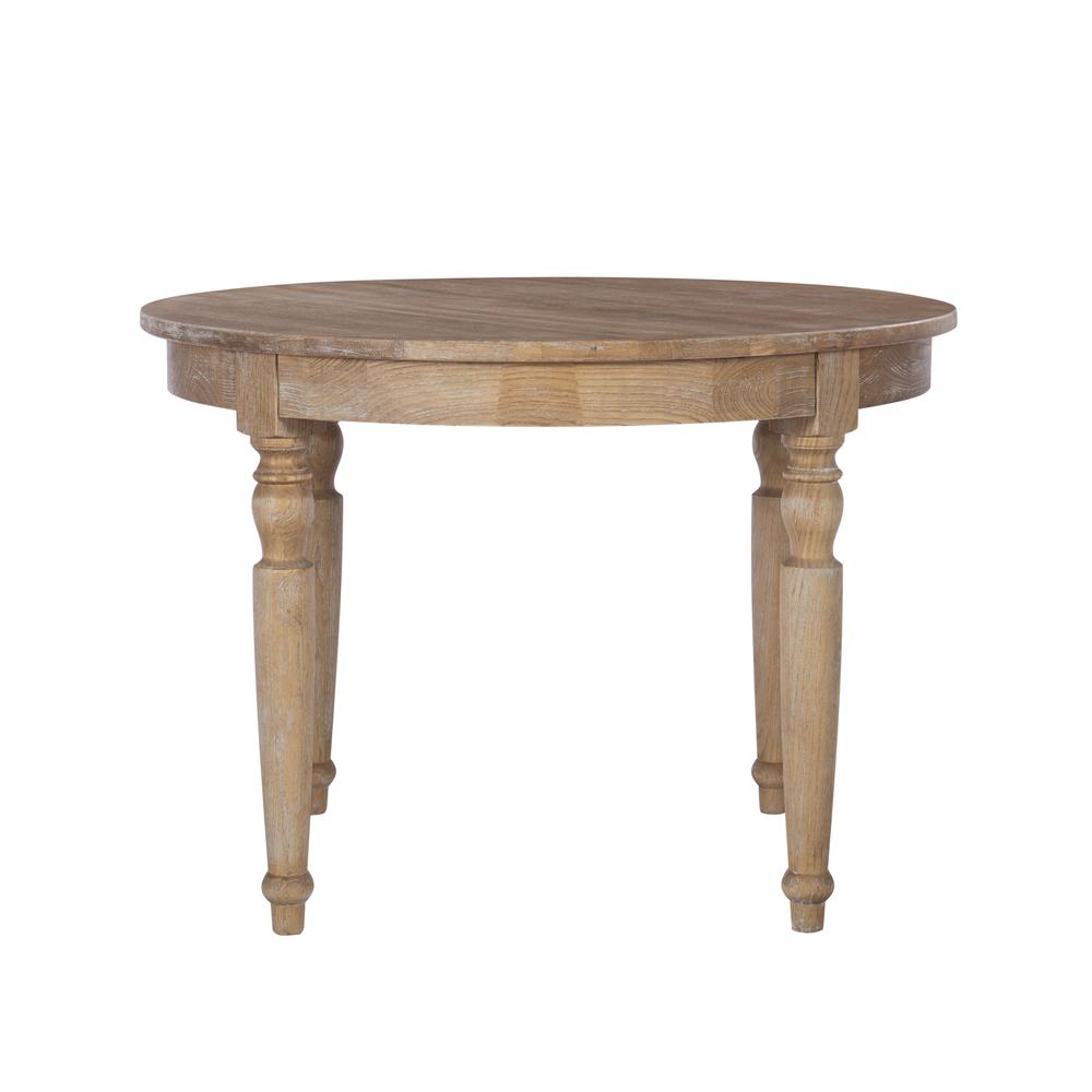 Avalon Light Natural Brown Round Table. Picture 4