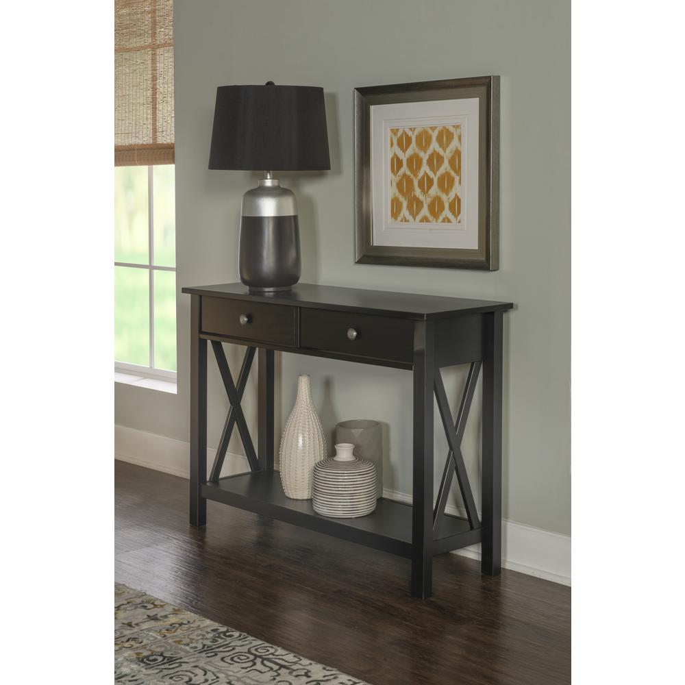 Davis Console Table, Black. Picture 8