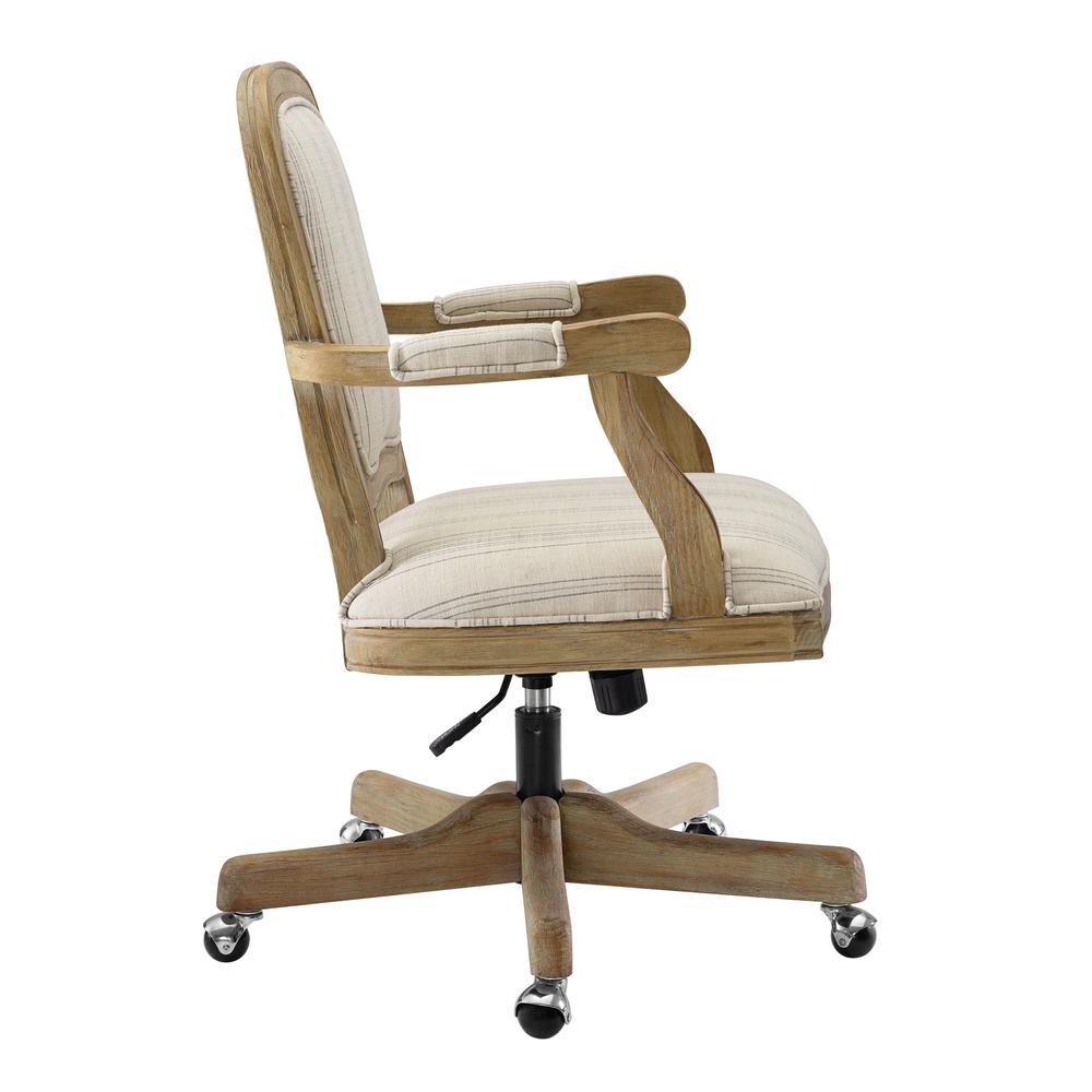 Maybell Office Chair, Neutral Stripes. Picture 6