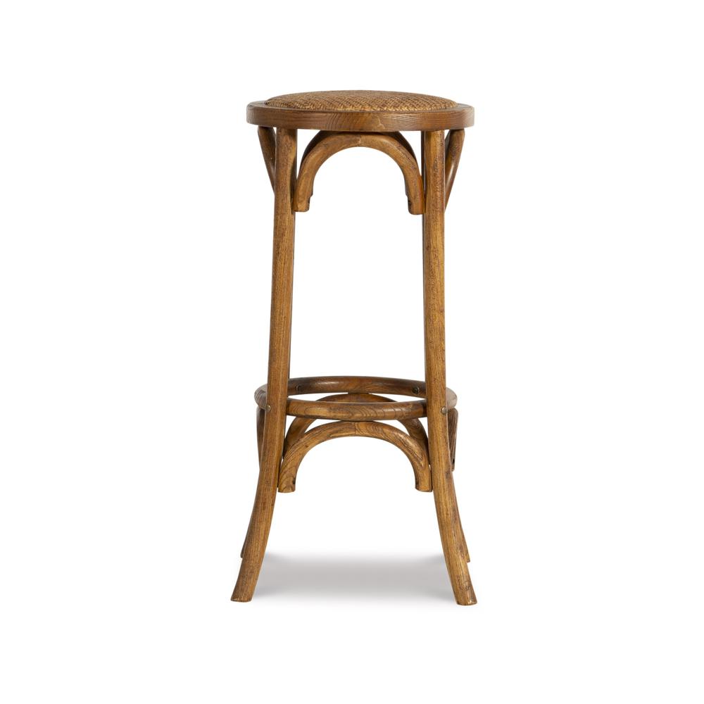 Rae Walnut Backless Bar Stool. Picture 7