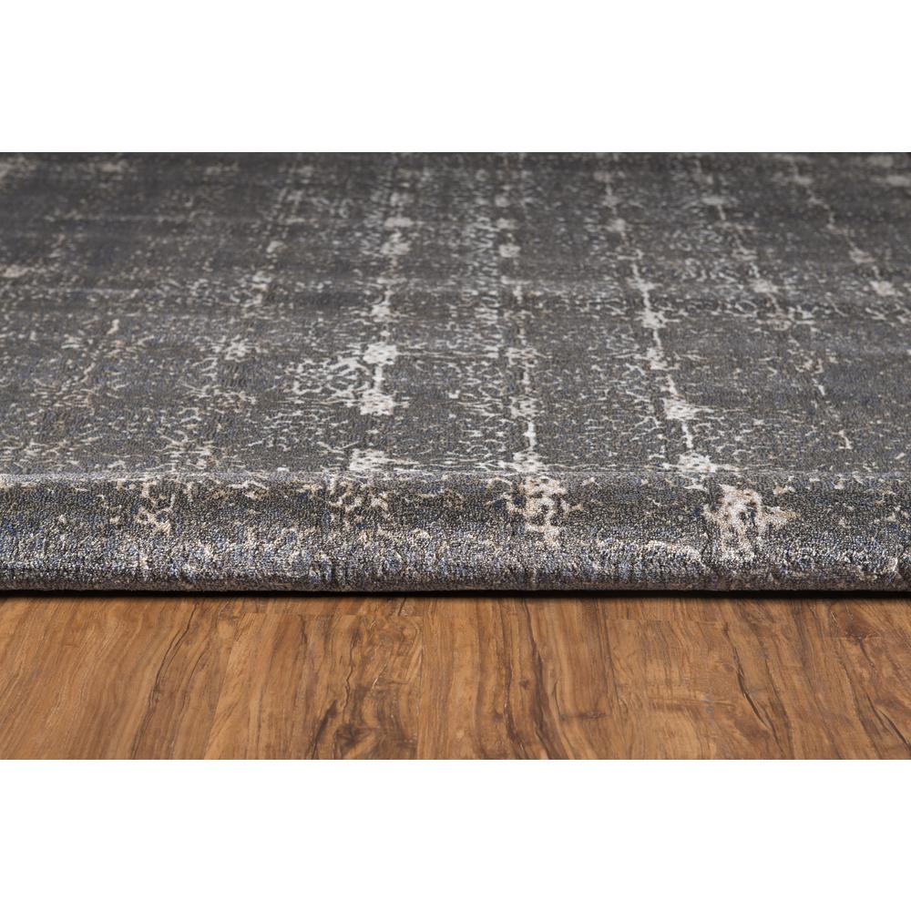Jewell Collection Vintage Illusion Gray 5x7'6 Rug. Picture 5