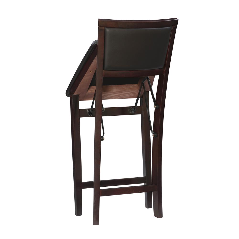 Triena 24 In Pad Back Folding Counter Stool. Picture 6