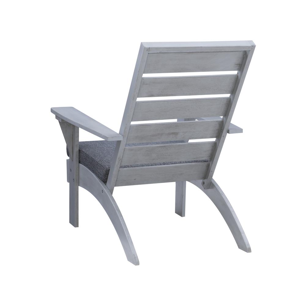 Rockport Gray Outdoor Chair. Picture 4