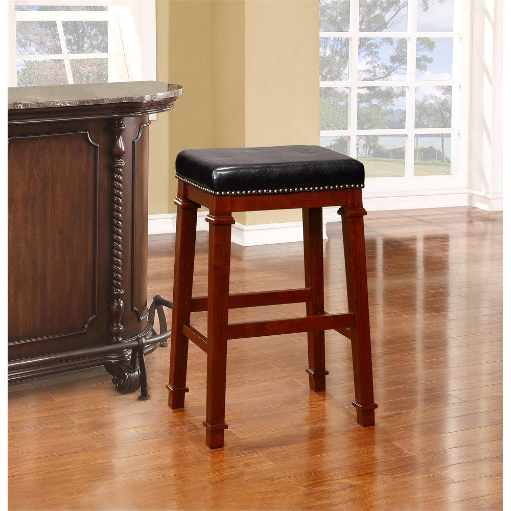 Kennedy Backless PU Bar Stool. Picture 2